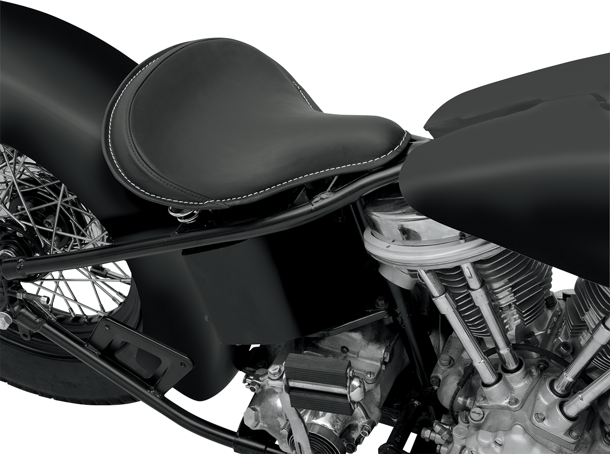 DRAG SPECIALTIES SEATS SPRING SOLO SEATS SEAT SOLO LG LEATHER BLK