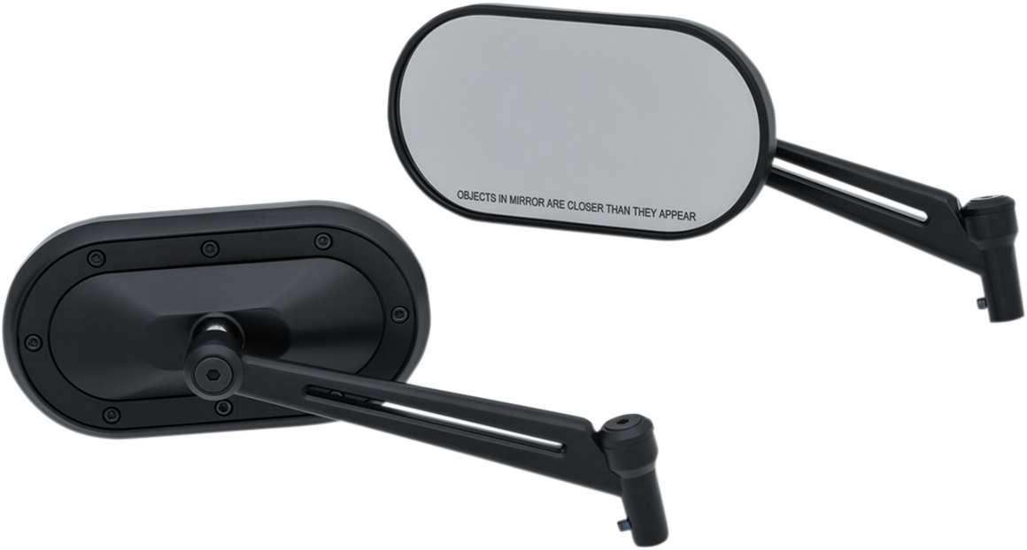 KURYAKYN HEAVY INDUSTRY MIRRORS MIRROR HEAVY IND SAT BLK