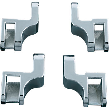 CHROME DRIVER FLOORBOARD RELOCATION BRACKETS FOR HARLEY-DAVIDSON