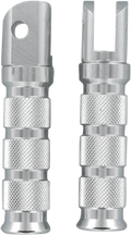 EMGO ANODIZED-ALUMINUM FOOTPEGS FOR SPORTBIKES FOOTPEGS SILVER HON-FRONT