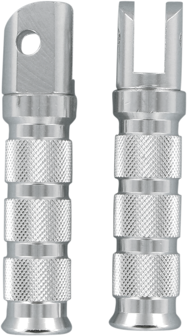 EMGO ANODIZED-ALUMINUM FOOTPEGS FOR SPORTBIKES FOOTPEGS SILVER HON-FRONT