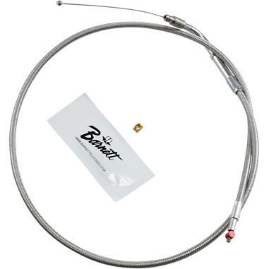 STAINLESS STEEL THROTTLE AND IDLE CABLES FOR HARLEY-DAVIDSON