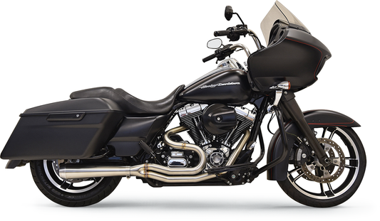 BASSANI XHAUST SHORT ROAD RAGE III STAINLESS 2-INTO-1 SYSTEMS FOR HARLEY-DAVIDSON 2009 Short Road Rage III Stainless 2-Into-1 Exhaust System
