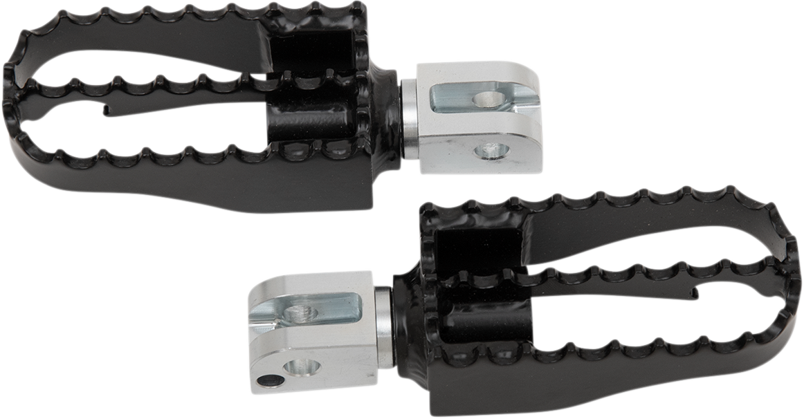 BURLY BRAND MX-STYLE FOOTPEGS PEGS PASSENGER MX BLK