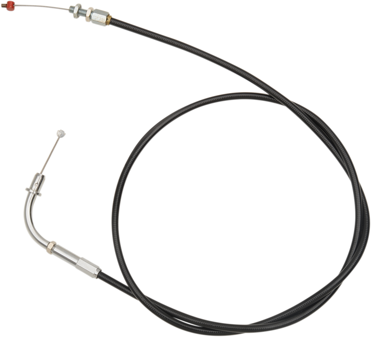 BARNETT STAINLESS STEEL CABLES CABLE THROTTLE VIC BLK+06
