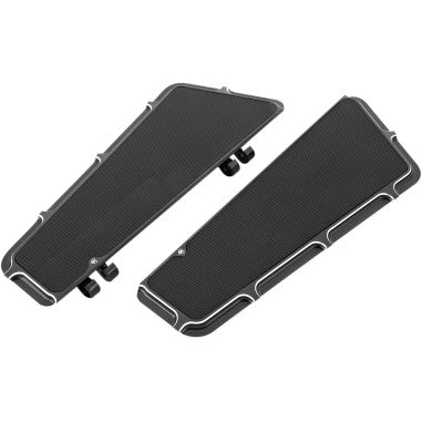FUSION SERIES ADJUSTABLE DRIVER AND PASSENGER FLOORBOARDS FOR HARLEY-DAVIDSON