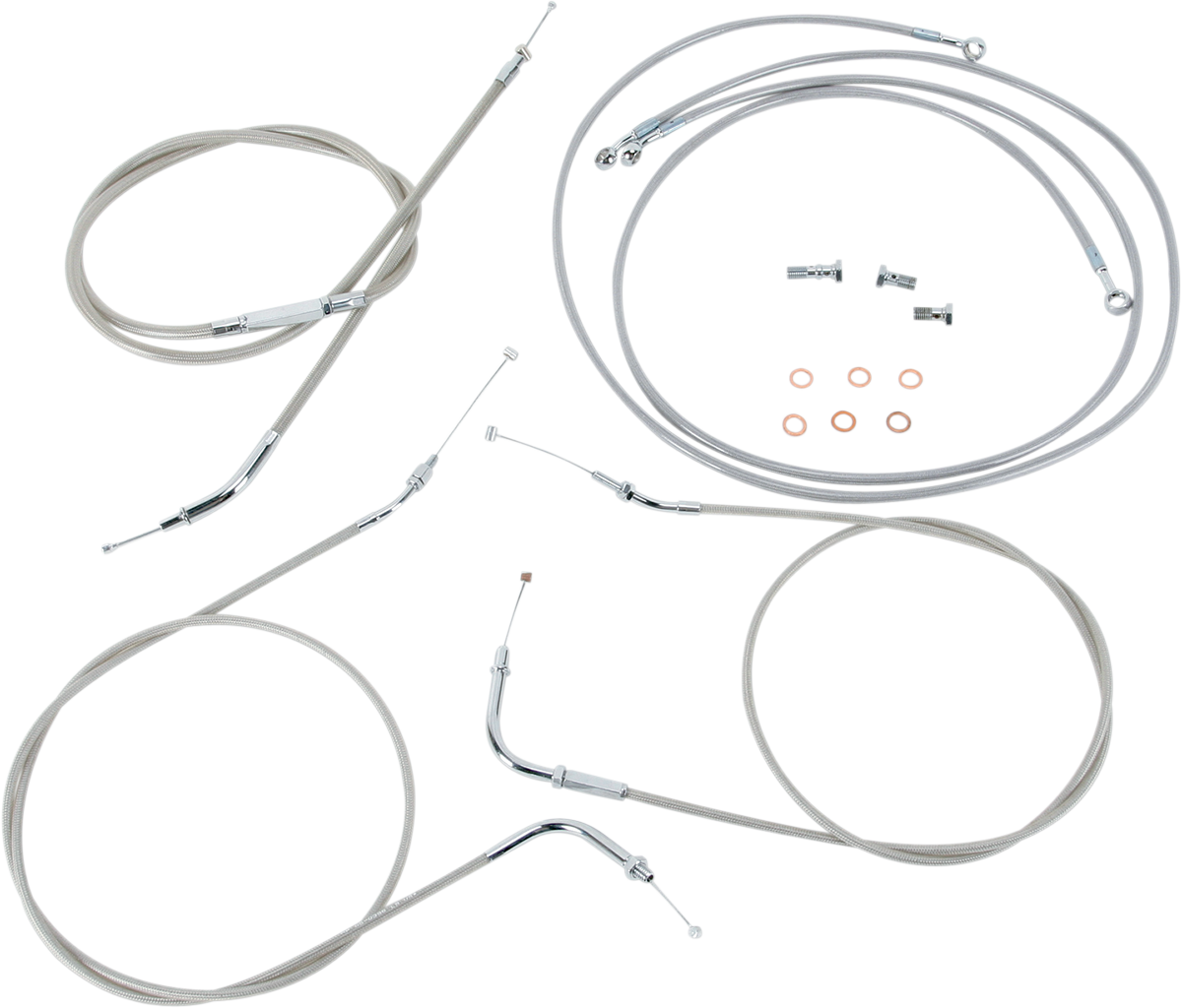 BARON HANDLEBAR CABLE AND LINE KITS CBL LINE KT 18"RDSTR99-07