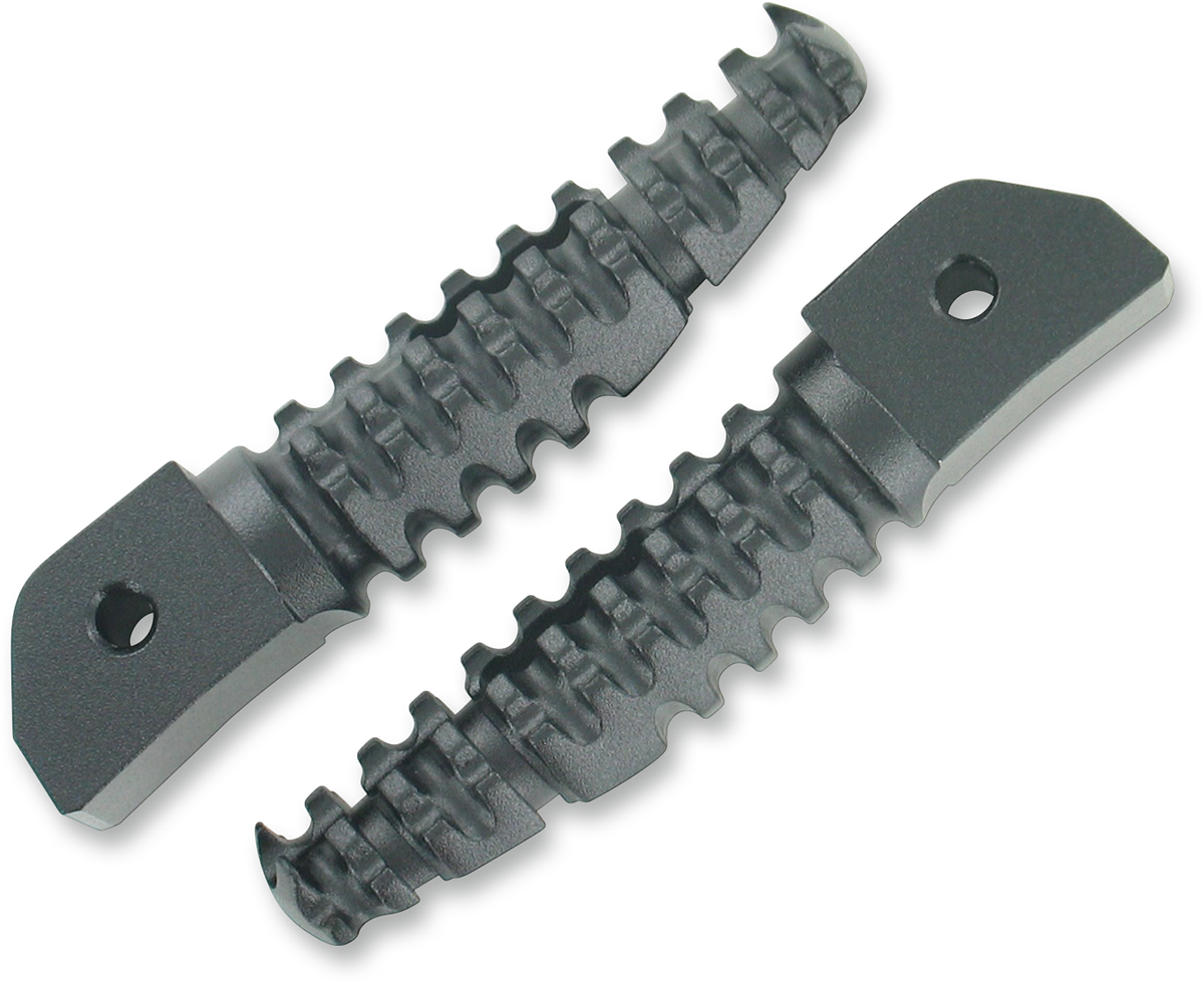 POWERSTANDS RACING SBK PEGS FOR OEM FOOTRESTS FOOT PEG PSR BLACK