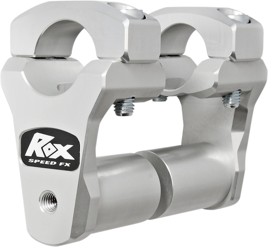 ROX SPEED FX EXTENDED STEM 2" PIVOTING BAR RISERS FOR 11/8" HANDLEBARS RISER ROX 2" TENERE ALU