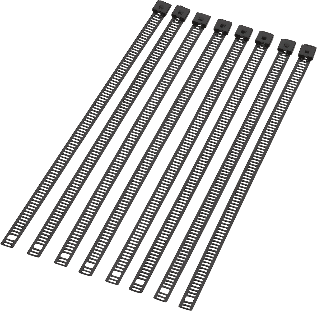 MOOSE RACING HARD-PARTS LADDER-STYLE CABLE TIES CABLE TIE BLACK 8" 8PK