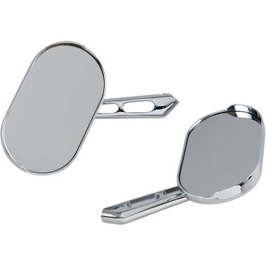 Kuryakyn 1430 Large Magnum Mirror Set Chrome For Harley-Davidson