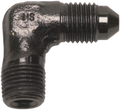 RUSSELL RENEGADE UNIVERSAL BRAKE LINES AND FITTINGS 90DEG 1/8NPT-#3 MALE BLK