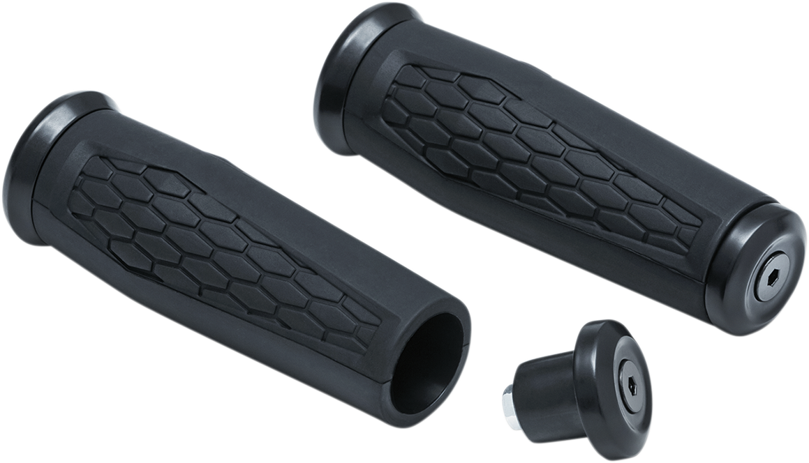 KURYAKYN HEX GRIPS GRIP HEX 1" UNIV BLK