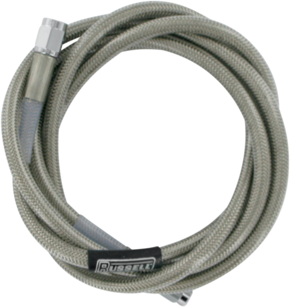RUSSELL UNIVERSAL BRAIDED STAINLESS STEEL BRAKE LINES SS DOT BRAKE LINE 64"W/CL