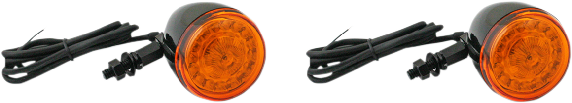CUSTOM DYNAMICS PROBEAM®​ UNIVERSAL FRONT/REAR LED TURN SIGNALS SIGNAL PB UNIV AMBER GBLK