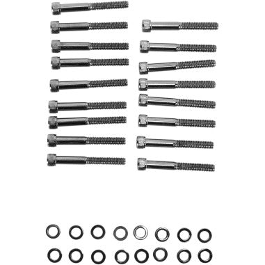 BLACK CHROME SOCKET-HEAD BOLT SETS FOR HARLEY-DAVIDSON