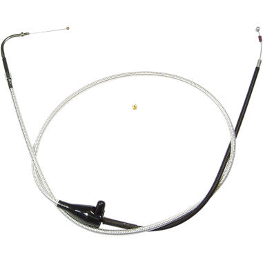 BRAIDED THROTTLE AND IDLE/IDLE-CRUISE CABLES FOR HARLEY-DAVIDSON