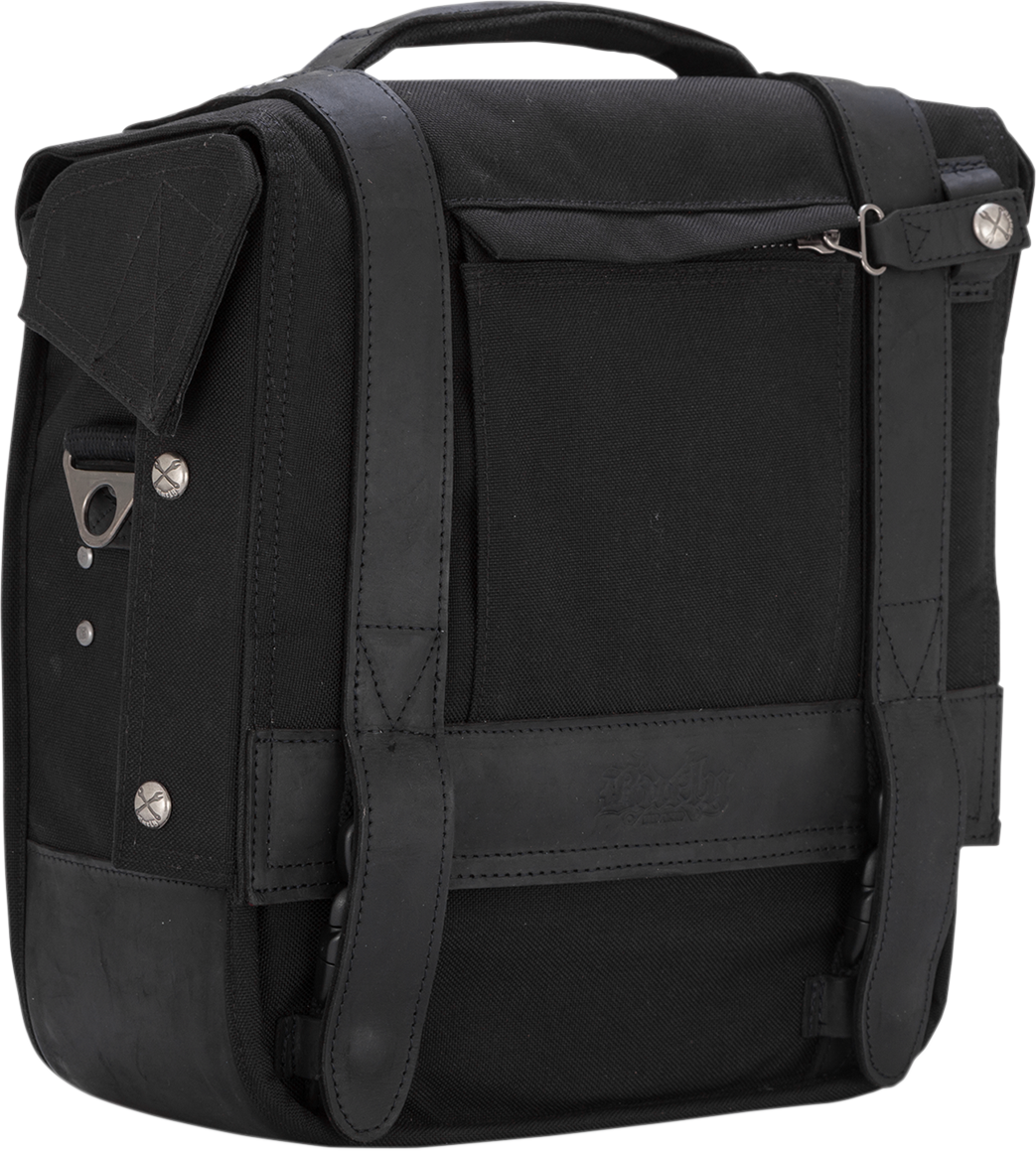 BURLY BRAND SADDLEBAGS SADDLEBAG BLK CORDURA