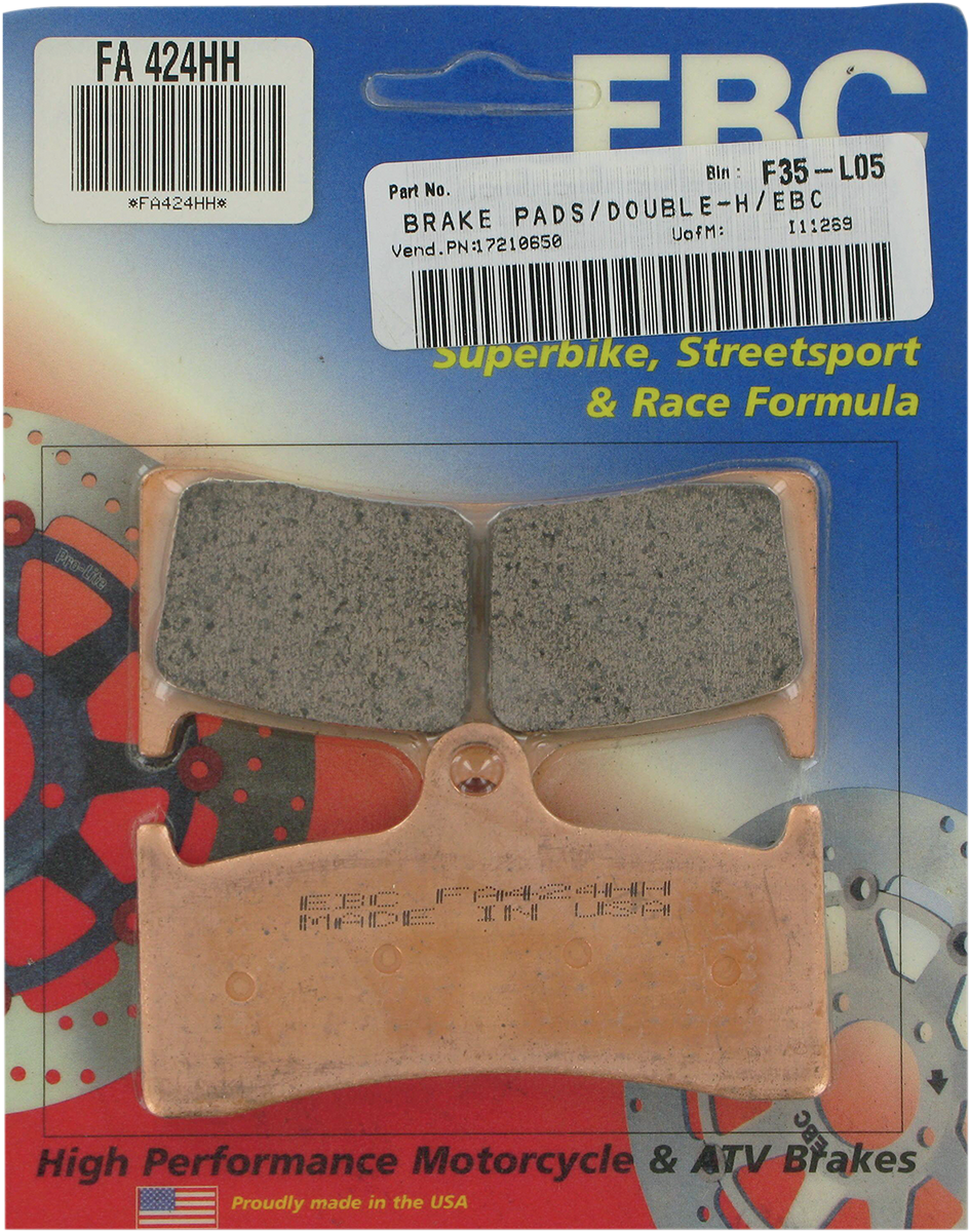 EBC BRAKE PADS AND SHOES BRAKE PAD EBC FA424HH