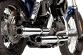 COBRA 3" SLIP-ON MUFFLERS WITH RACE-PRO TIPS FOR HARLEY-DAVIDSON 1995 - 1997 Chrome/Black 3" Slip-On Mufflers