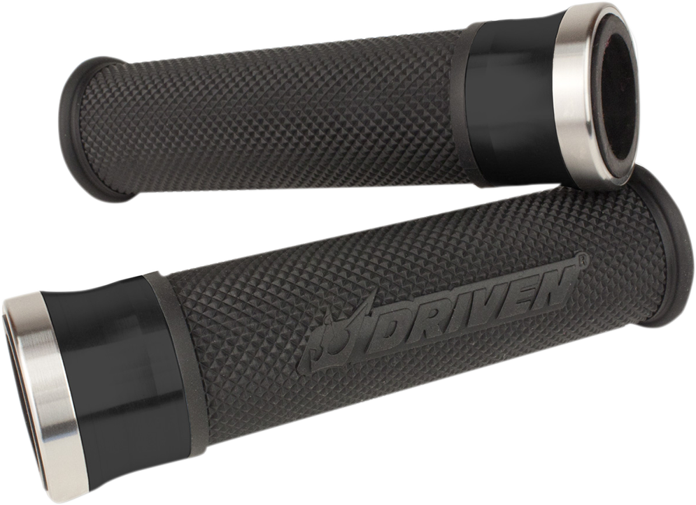 DRIVEN RACING HALO GRIPS GRIP HALO BLACK/BLACK
