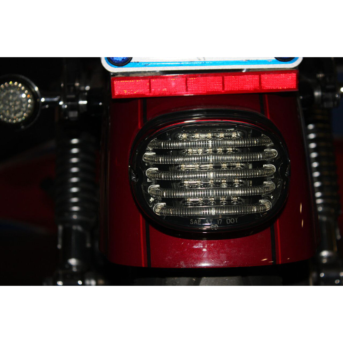 Geräucherter LED-Pilot ohne Kennzeichenbeleuchtung, zugelassen für Harley-Davidson