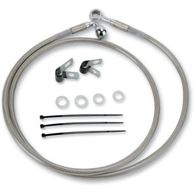 EXTENDED LENGTH STAINLESS STEEL BRAKE LINE KITS FOR HARLEY-DAVIDSON