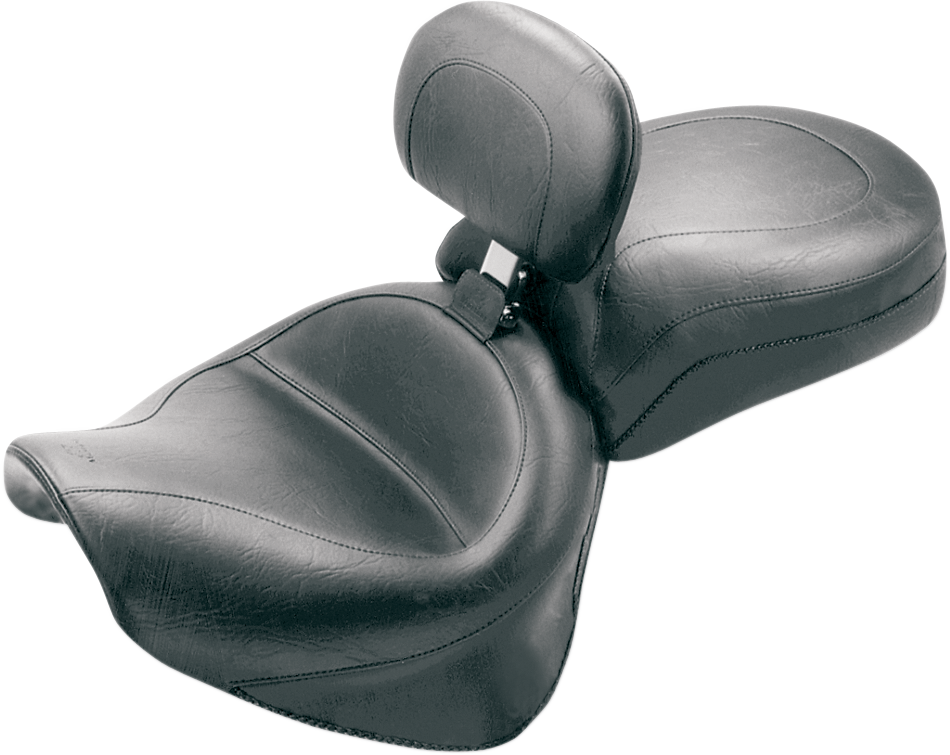 MUSTANG WIDE TOURING SEATS WITH DRIVER BACKREST SEAT WIDE VINT W/DBR ROAD