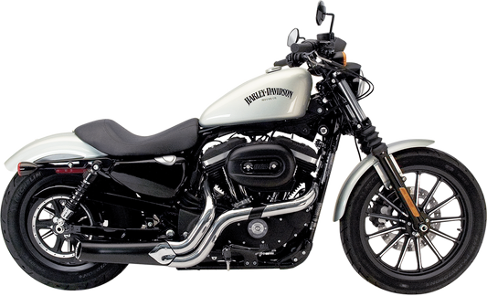 SUPERTRAPP PHANTOM II 2-INTO-1 EXHAUST SYSTEM FOR HARLEY-DAVIDSON 2014 - 2019 Black/Chrome Phantom II Exhaust System