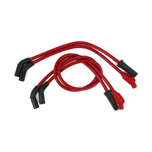 Sumax 40238 Taylor 409 Pro Race Spark Plug Wires 10.4mm Red For Harley-Davidson 31600109 Touring Milwaukee Eight M8