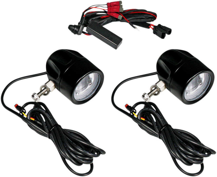 CUSTOM DYNAMICS PROBEAM®​ LED HALO FOG LIGHTS LIGHT FOG UNV BLACK