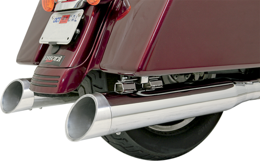 BASSANI XHAUST 4" SLIP-ON QUICK CHANGE SERIES MUFFLERS FOR HARLEY-DAVIDSON  Polished Quick Change Series End Cap