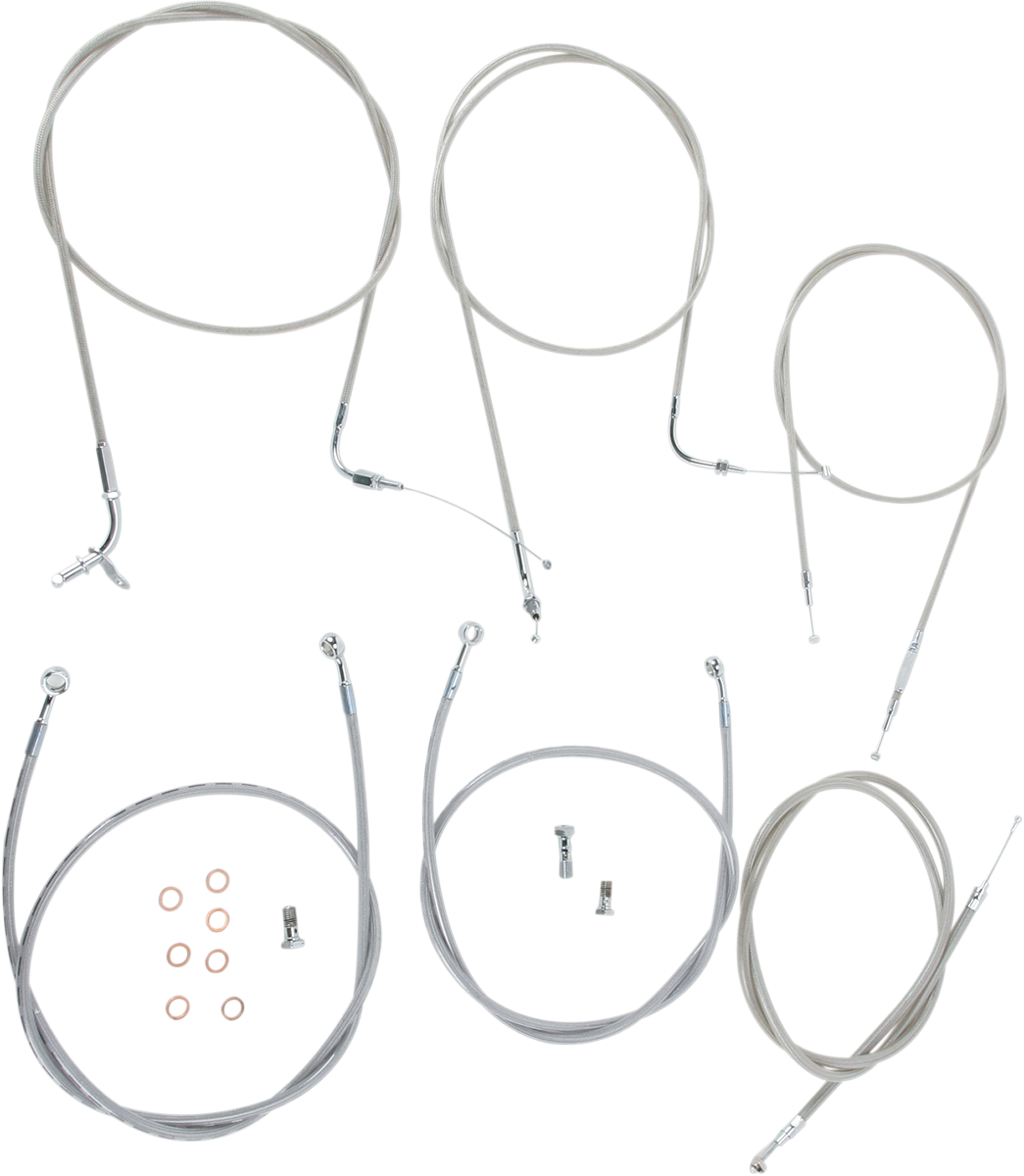 BARON HANDLEBAR CABLE AND LINE KITS CBL LINE KT 18" XVS1100CL