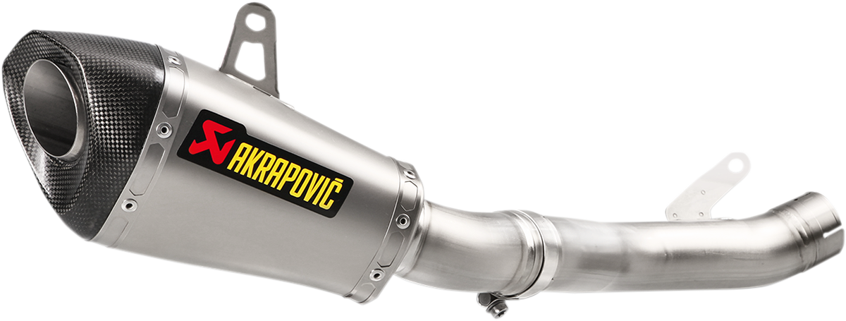 AKRAPOVIC SLIP-ON SERIES MUFFLERS LINK PIPE TI ZX10R 2016