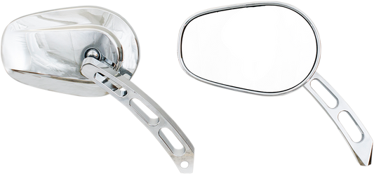 RIVCO PRODUCTS BILLET MIRRORS MIRROR BILLET CHROME