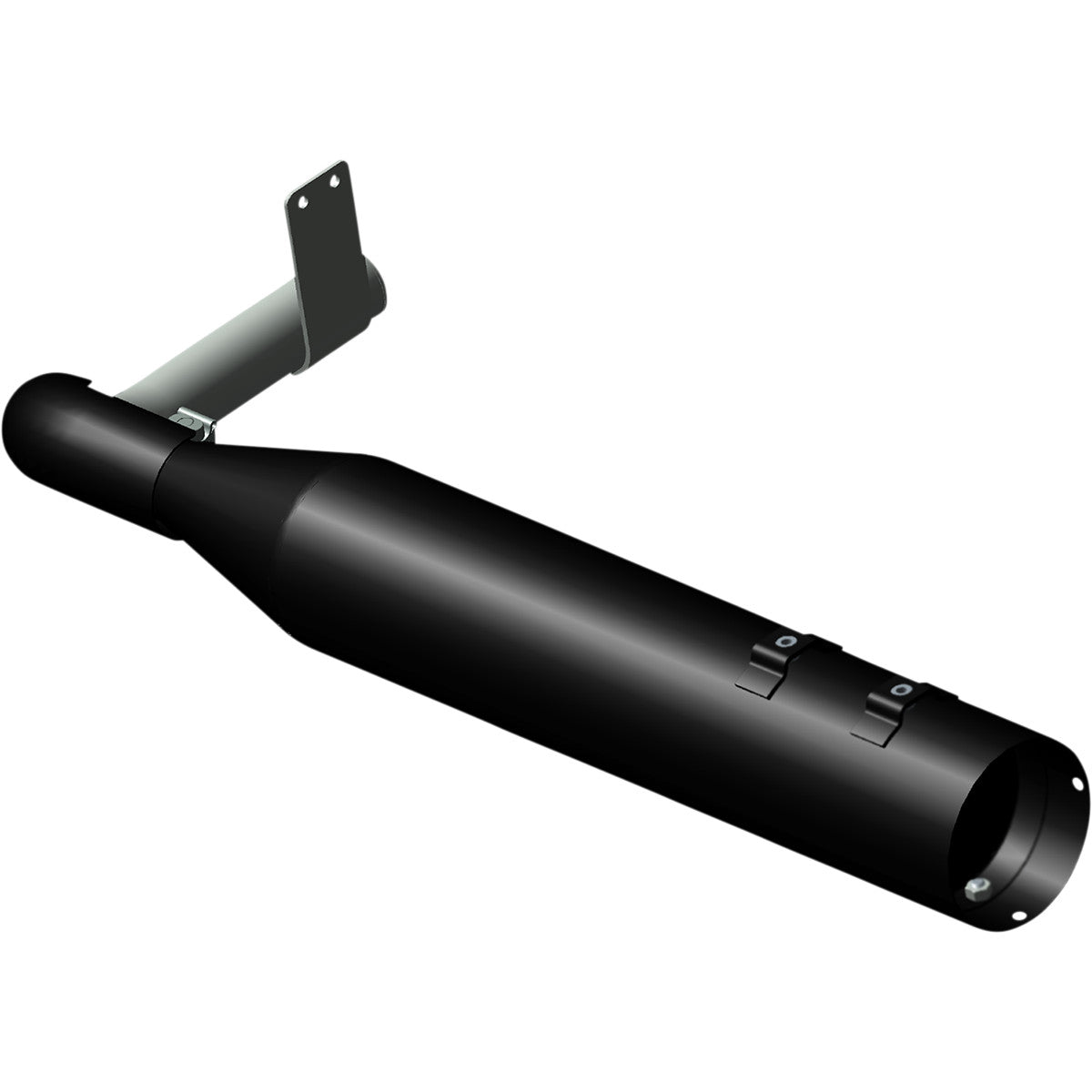 Khrome Werks 200795 Ghost Pipe Black For HArley-Davidson Touring
