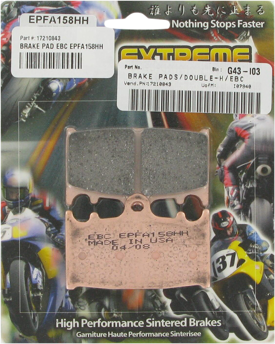 EBC BRAKE PADS AND SHOES BRAKE PAD EBC EPFA185HH