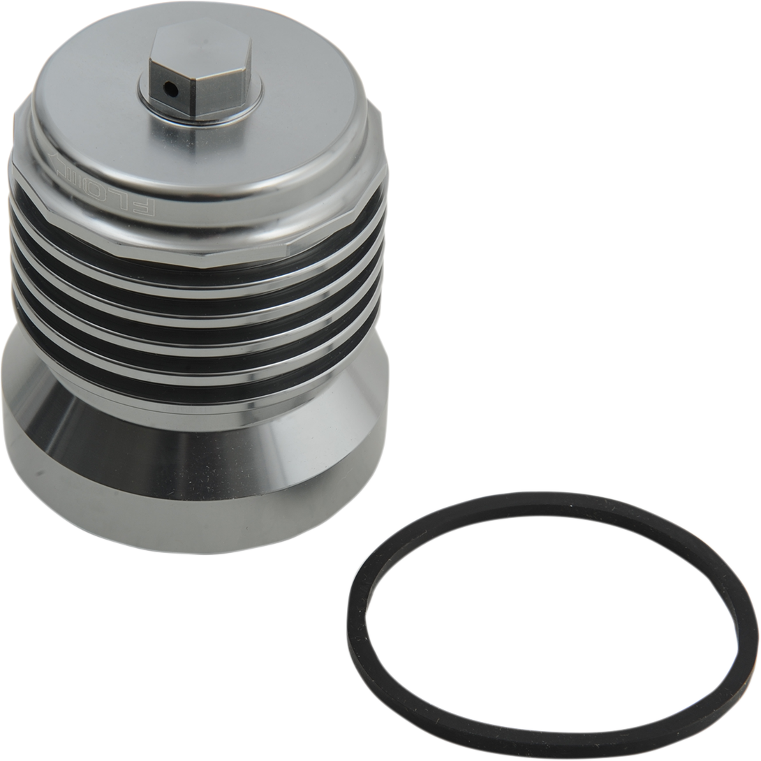 PC RACING FLO STAINLESS STEEL, REUSABLE "SPIN-ON" OIL FILTERS FILTER OIL FLO PCS5