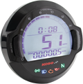 KOSO NORTH AMERICA DL-03SR GP-STYLE SPEEDOMETER SPEED MULTI METR ST BK