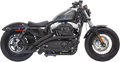 BASSANI XHAUST RADIAL SWEEPERS FOR HARLEY-DAVIDSON 2014 - 2017 Black Radial Sweepers Exhaust System