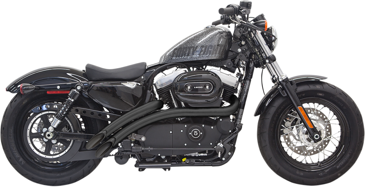 BASSANI XHAUST RADIAL SWEEPERS FOR HARLEY-DAVIDSON 2014 - 2017 Black Radial Sweepers Exhaust System