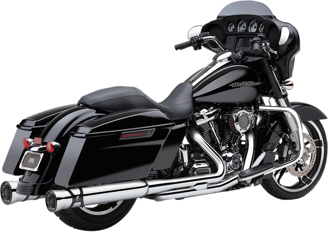 COBRA POWERPORT HEADPIPES FOR HARLEY-DAVIDSON 2017 - 2020 Chrome Powerport Dual Bung Headpipes