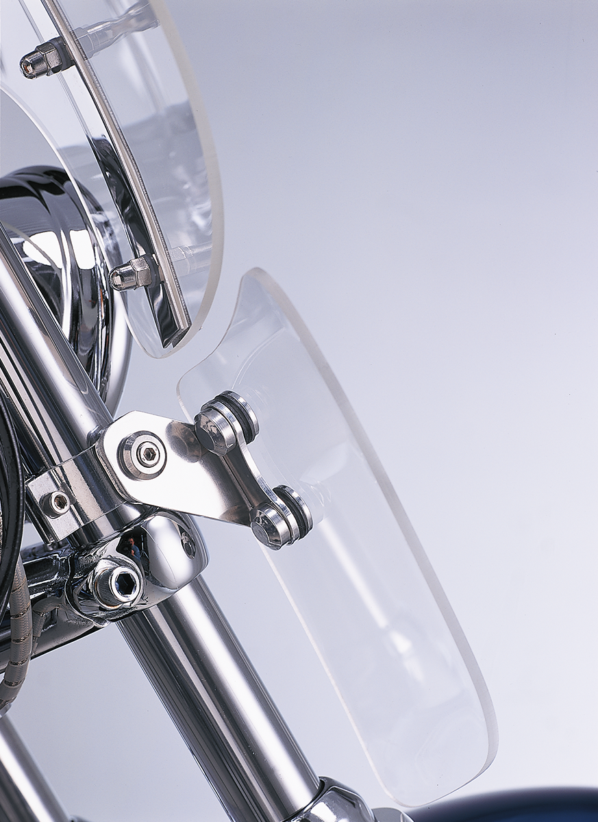 MEMPHIS SHADES HD CUSTOM LOWERS PLASTIC AND MOUNTING HARDWARE LOWERS H/W 35-43MM LOWPRO