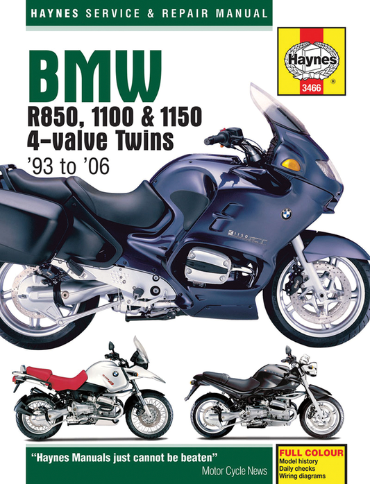 HAYNES MOTORCYCLE REPAIR MANUALS MANUAL BMW 4 VALVE TWIN
