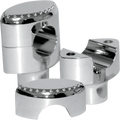 LA CHOPPERS RISERS FOR 1" HANDLEBARS RISERS 1" DRILLD 1.5 CHR