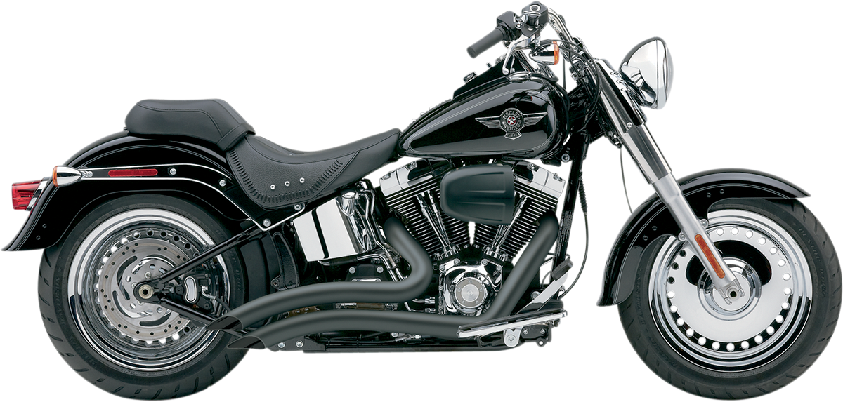 COBRA SPEEDSTER SHORT SWEPT EXHAUST SYSTEMS FOR HARLEY-DAVIDSON 2012 - 2013 Black Speedster Short Swept Exhaust System