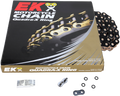 EK ZVX3 SEALED EXTREME SPORTBIKE SERIES CHAINS CHAIN 530ZVX3 X 150 BLK