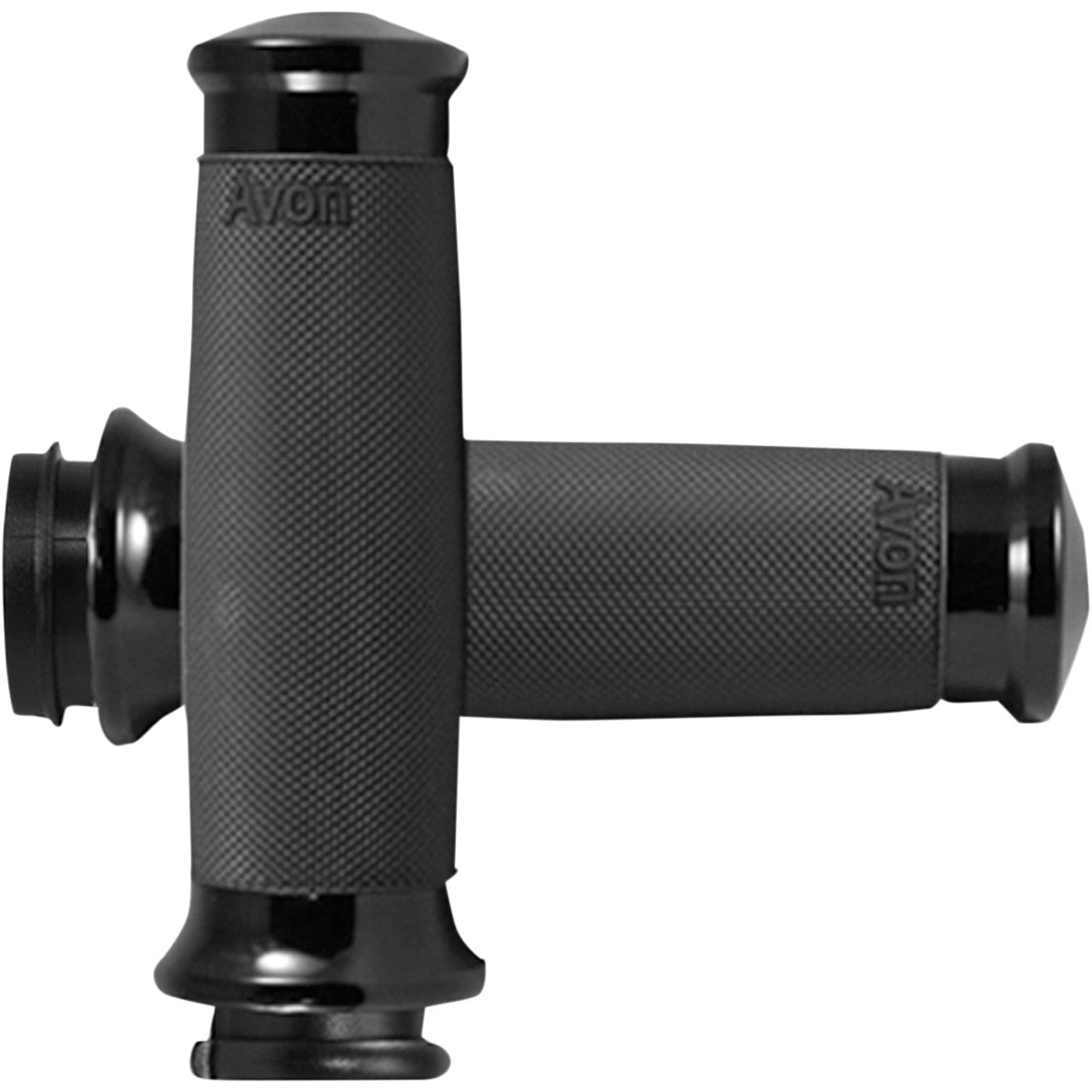 Puños Para Harley-Davidson Avon Contour Handgrips Black Anodized TBW