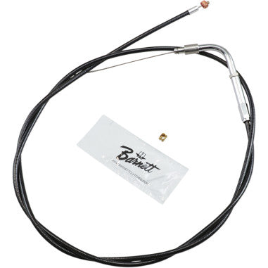 BLACK VINYL THROTTLE AND IDLE CABLES FOR HARLEY-DAVIDSON