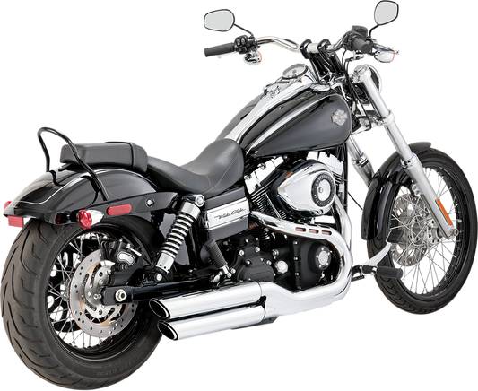 Escape Para Harley-Davidson Dyna Vance & Hines Twin Slash 3" Slip-On Mufflers